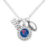 Louisiana Tech Bulldogs Necklace- Football, Love and Logo