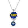 New Haven Chargers Car Charm- Rear View Mirror with Silver College Logo