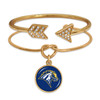 New Haven Chargers - Knot Stack Bracelets