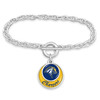 New Haven Chargers Bracelet- Stacked Disk