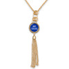 *Choose Your College* Necklace- Long Gold Tassel