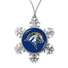New Haven Chargers Christmas Ornament- Snowflake