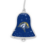 New Haven Chargers Christmas Ornament- Bell with Team Logo and Stars