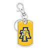 North Carolina A&T Aggies Key Chain- Dog Tag