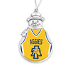 North Carolina A&T Aggies Christmas Ornament- Snowman with Basketball Jersey