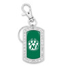 Northwest Missouri State Bearcats Key Chain- Crystal Dogtag