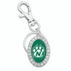 Northwest Missouri State Bearcats Key Chain- Oval Crystal