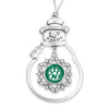 Northwest Missouri State Bearcats Christmas Ornament- Snowman with Hanging Charm