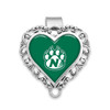 Northwest Missouri State Bearcats Visor Clip- Heart Visor Clip with Plain Logo