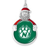 Northwest Missouri State Bearcats Christmas Ornament- Santa with Team Logo