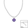 Northwestern State Demons - Silver Lydia Necklace