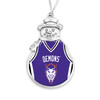 Northwestern State Demons Christmas Ornament- Snowman with Basketball Jersey