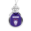 Northwestern State Demons Christmas Ornament- Snowman with Football Jersey