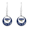 Oral Roberts Golden Eagles Earrings-  Stacked Disk