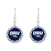 Oral Roberts Golden Eagles  Earrings- Twisted Rope