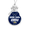 Oral Roberts Golden Eagles Christmas Ornament- Snowman with Baseball Jersey