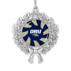 Oral Roberts Golden Eagles Christmas Ornament- Peppermint Wreath with Team Logo
