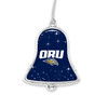 Oral Roberts Golden Eagles Christmas Ornament- Bell with Team Logo and Stars