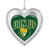 Southeastern Louisiana Lions Christmas Heart Ornament