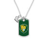 Southeastern Louisiana Lions Car Charm- Rear View Mirror Dog Tag with State Charm
