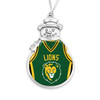 Southeastern Louisiana Lions Christmas Ornament- Snowman with Basketball Jersey