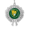 Southeastern Louisiana Lions Christmas Ornament- Wreath with Team Logo