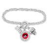 Southern Utah Thunderbirds Bracelet- Basketball, Love and Logo