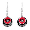 Southern Utah Thunderbirds Earrings-  Stacked Disk