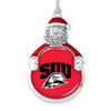 Southern Utah Thunderbirds Christmas Ornament- Santa with Team Logo
