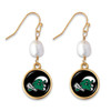 Tulane Green Wave Earrings - Diana