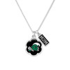 Tulane Green Wave Necklace- Hazel