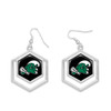 Tulane Green Wave Earrings- Juno