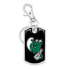 Tulane Green Wave Key Chain- Dog Tag