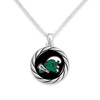 Tulane Green Wave Necklace- Twisted Rope