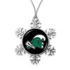 Tulane Green Wave Christmas Ornament- Snowflake