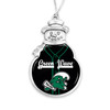 Tulane Green Wave Christmas Ornament- Snowman with Baseball Jersey