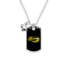 Tyler Apaches Car Charm- Rear View Mirror Dog Tag with State Charm