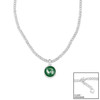 Utah Valley Wolverines - Silver Lydia Necklace