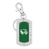 Utah Valley Wolverines Key Chain- Crystal Dogtag