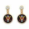 Virginia Military Keydets - Gold Lydia Earrings