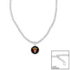 Virginia Military Keydets - Silver Lydia Necklace