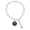 Virginia Military Keydets - Silver Lydia Bracelet