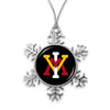 Virginia Military Keydets Christmas Ornament- Snowflake