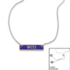 Western Carolina Catamounts Necklace- Nameplate (Adjustable Slider Bead)