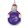 Western Carolina Catamounts Christmas Ornament- Santa with Team Logo