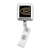 Emporia State Hornets Badge Reel Belt Clip- Square