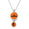 Hendrix Warriors Car Charm- Rear View Mirror with Silver College Logo