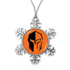 Hendrix Warriors Christmas Ornament- Snowflake