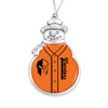 Hendrix Warriors Christmas Ornament- Snowman with Baseball Jersey