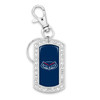 Florida Atlantic Owls Key Chain- Crystal Dogtag